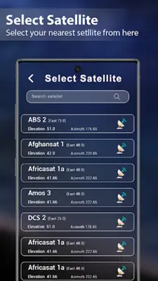 SatFinder android App screenshot 12