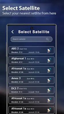 SatFinder android App screenshot 4